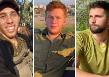 Soldiers killed in southern Gaza on May 28, 2024. Left to right: Staff Sgt. Uri Bar Or, Staff Sgt. Ido Appel, Staff Sgt. Amir Galilove. (Israel Defense Forces)