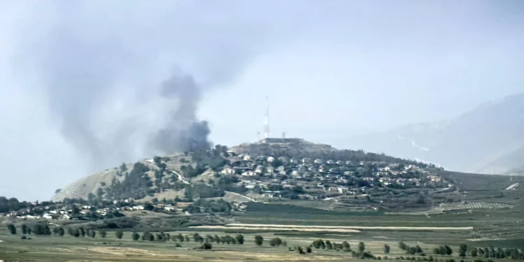 Misiles antitanque disparados desde el Líbano al norte de Israel