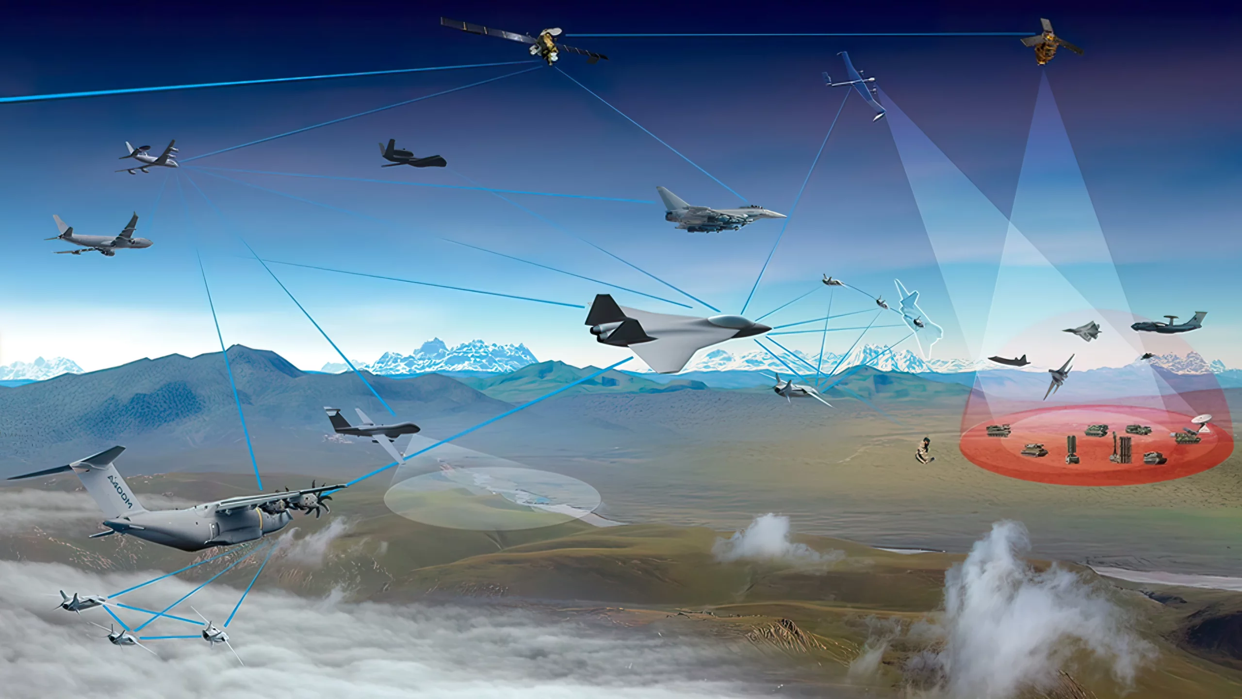 Drones Wingman: Operados con IA en apoyo a cazas