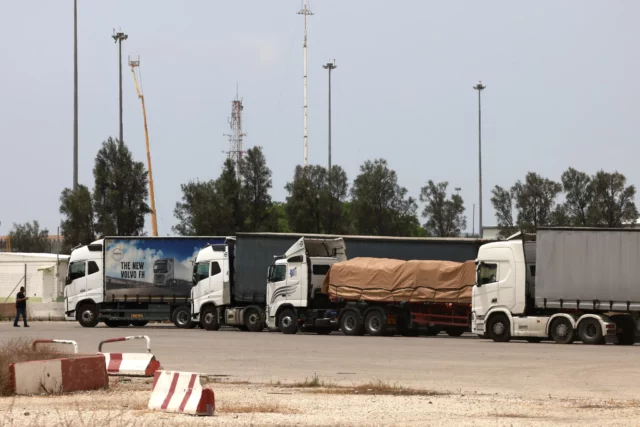 Egipto está descontento por la tasa de ayuda que ingresa a Gaza