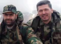 Los comandantes de Hezbolá Wissam Tawil (izquierda) y Taleb Abdullah en una fotografía sin fecha publicada por Hezbolá el 11 de junio de 2024 (oficina de medios de Hezbolá).