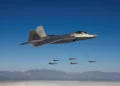Cazas F-22 Raptor aterrizan en el patio trasero de China