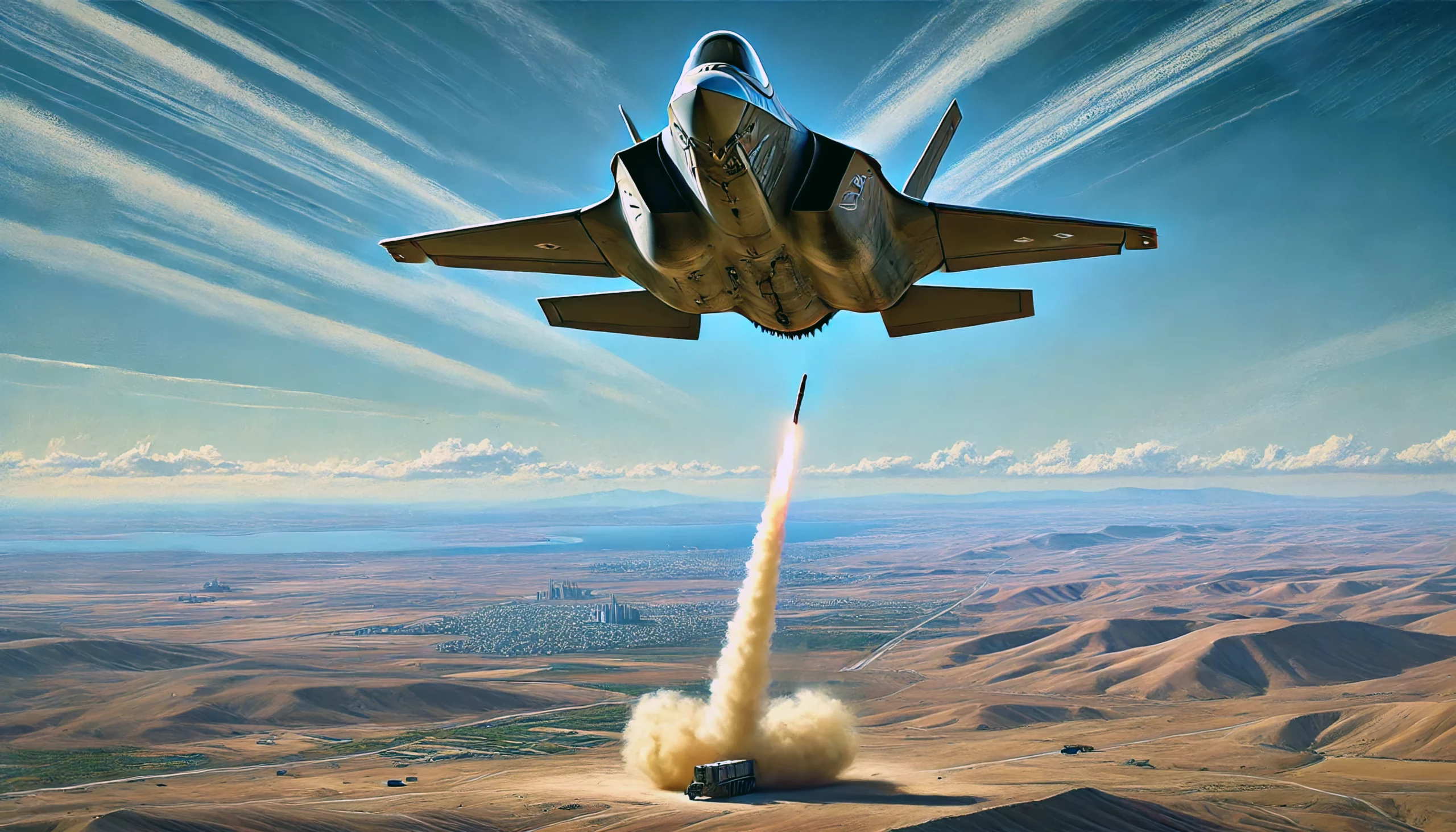 El F-35I de Israel: ¿Interceptado por un misil ruso?