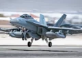 EA-18G Growler derriba su primer objetivo aéreo