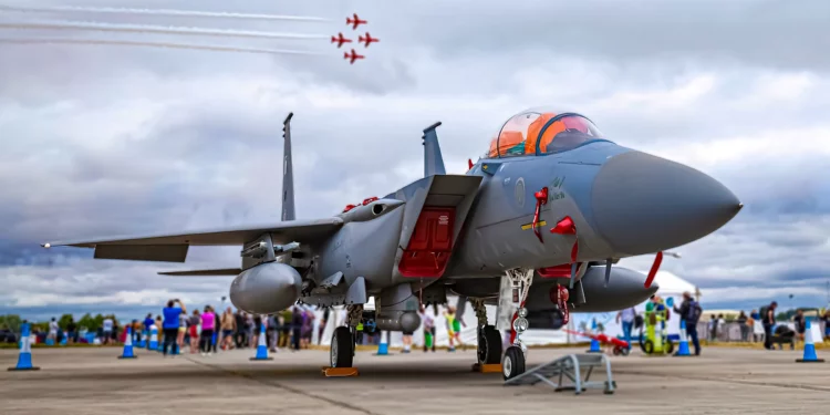 El F-15SA Eagle debuta en el Royal International Air Tattoo 2024