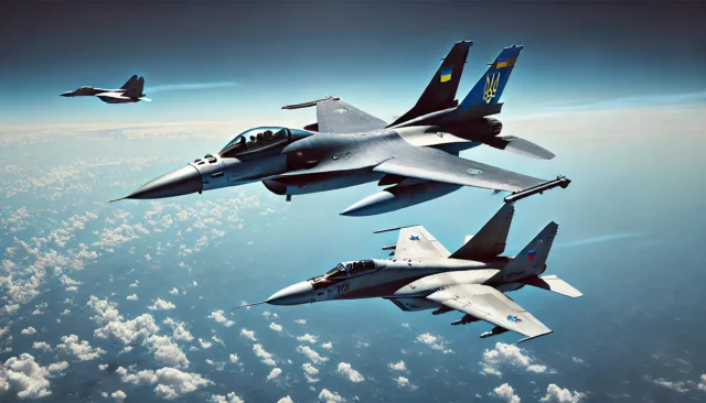 Los F-16 Viper contra los MiG-29 rusos en los cielos de Ucrania