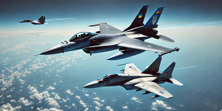 Los F-16 Viper contra los MiG-29 rusos en los cielos de Ucrania