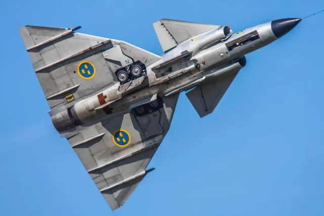 El Saab 37 Viggen fue el único en alcanzar al SR-71 Blackbird