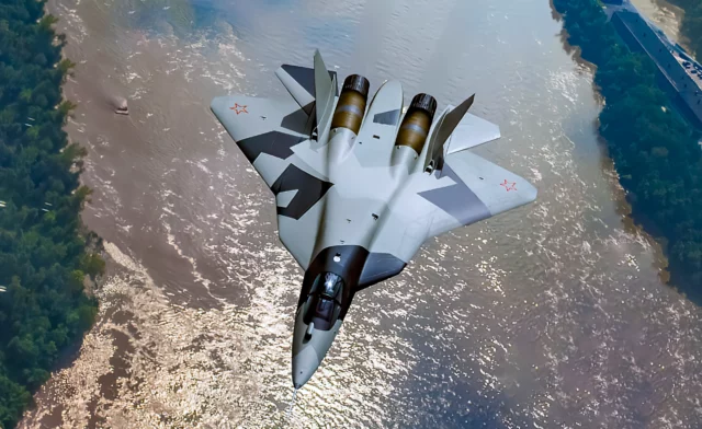Rusia recibe nuevos cazas Su-57 y Su-34 de nueva producción