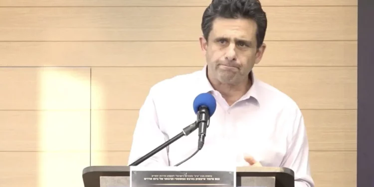 Captura de pantalla de un vídeo del profesor Ron Shapira, rector del Centro Académico Peres, junio de 2024. (YouTube. Utilizado de conformidad con la cláusula 27a de la Ley de Derechos de Autor)