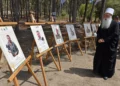 Ceremonia en memoria de los soldados drusos caídos en el bosque de Ahihud, el 2 de julio de 2024. (Guy Assayag/ KKL-JNF)