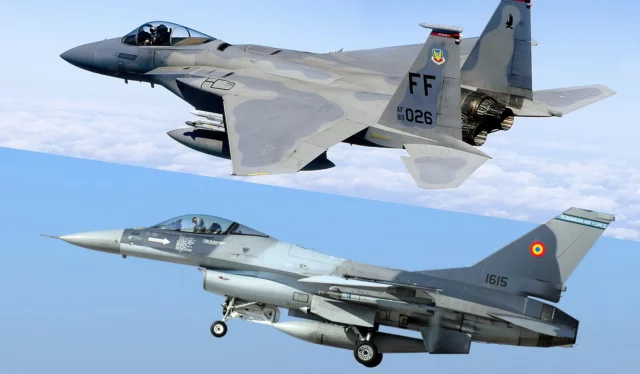 F-15 Eagle vs. F-16 Fighting Falcon: ¿cuál es el mejor caza?