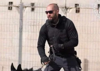 Yochai Avni, adiestrador de perros del Servicio Penitenciario de Israel. (Foto cortesía)