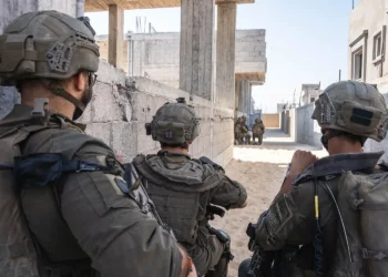 Tropas de las FDI que operan en la Franja de Gaza, en una imagen publicada el 24 de julio de 2024. (Fuerzas de Defensa de Israel)