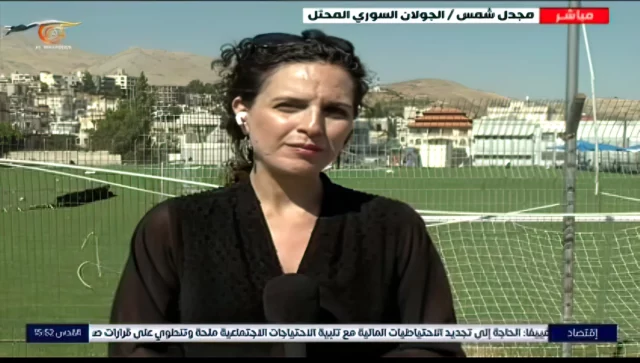 Reportero de Al Mayadeen transmite desde Golán