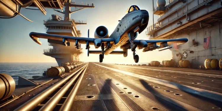 El A-10 Warthog: ¿futuro avión de ataque en portaaviones?