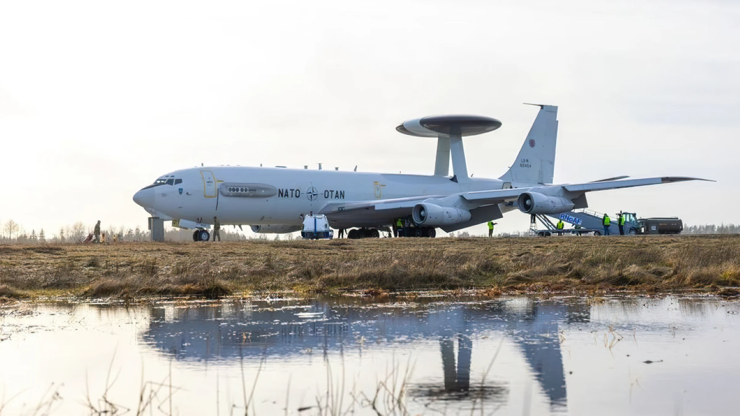 AWACS de la OTAN operan desde Rygge ante alerta de sabotaje