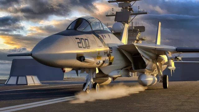Los peligrosos motores del F-14 que casi hunden a Top Gun