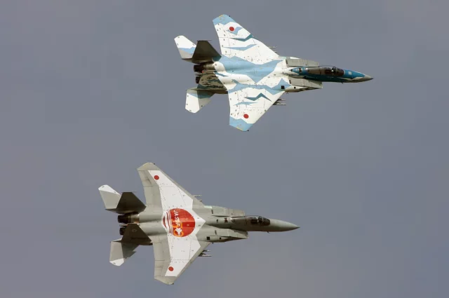 Cuatro F-15J japoneses inician despliegue Atlantic Eagles