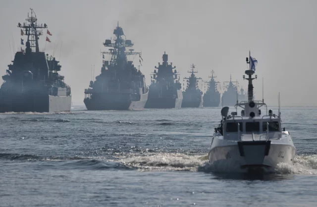 La mayoría de la Flota rusa del mar Negro abandona Novorossiysk