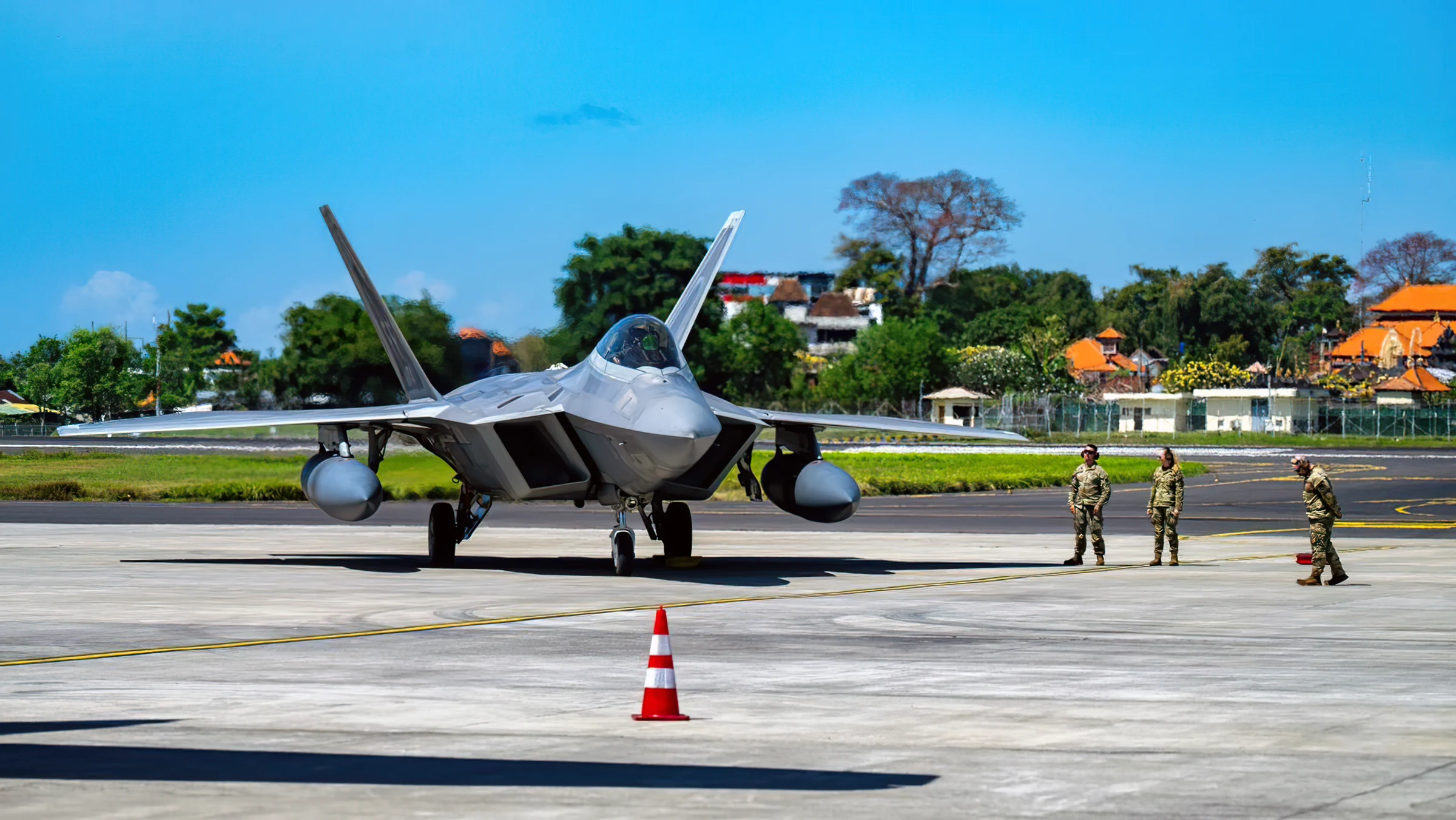 Primera misión de cazas F-22 en Indonesia marca un hito militar