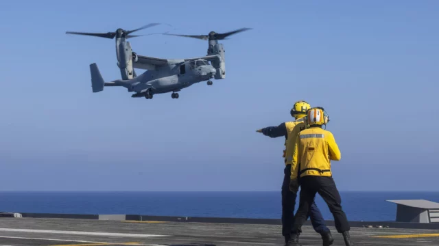 Osprey de EE. UU. operan en el Caribe con posible destino: Venezuela