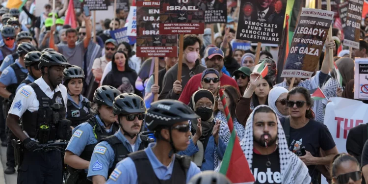 Policía de Chicago se prepara para manifestaciones antiisraelíes