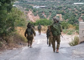 Tropas de la 646.ª Brigada de Paracaidistas de Reserva realizan un ejercicio en el norte de Israel, en una foto difundida el 11 de agosto de 2024. (Fuerzas de Defensa de Israel)