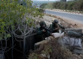 Tropas de la 91 División realizan un ejercicio en Galilea Occidental, en una imagen publicada el 30 de agosto de 2024. (Fuerzas de Defensa de Israel)