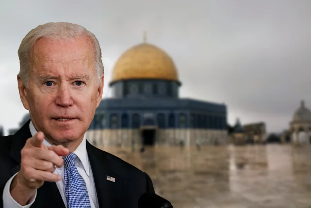 Biden exige a los judíos que dejen de rezar en el Monte del Templo