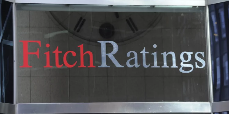 Esta foto muestra el cartel de Fitch Ratings en Nueva York, el 9 de octubre de 2011. (Henny Ray Abrams/AP)