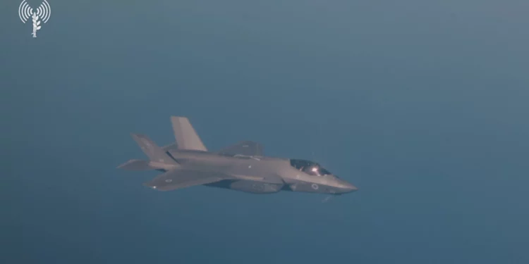 Vídeo de cazas F-35 de Israel rumbo a Yemen