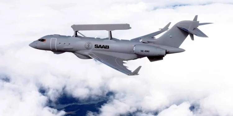 Saab entrega el quinto avión GlobalEye a Emiratos Árabes Unidos