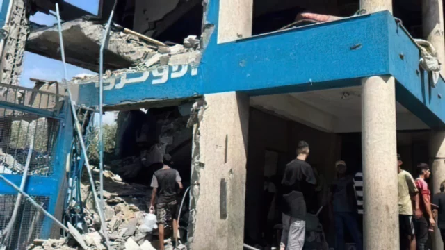 FDI ataca sala de mando de Hamás en una escuela de Gaza