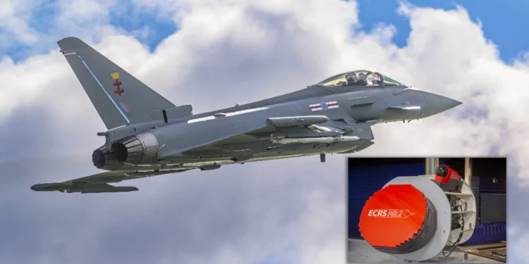 Eurofighter Typhoon FGR4 realiza su primer vuelo con el avanzado radar ECRS Mk.2 AESA