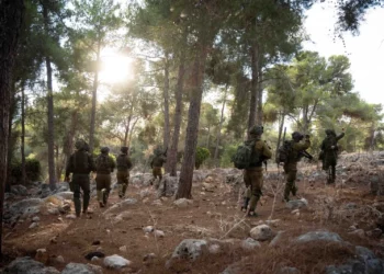 Tropas de la Brigada Yiftah realizan un ejercicio en el norte de Israel, en una foto publicada el 6 de septiembre de 2024. (Fuerzas de Defensa de Israel)