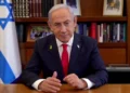 El primer ministro, Benjamin Netanyahu, ofrece una declaración en video el 22 de septiembre de 2024 (captura de pantalla/GPO)