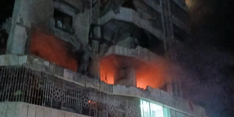 Un ataque israelí habría alcanzado un edificio en el centro de Beirut