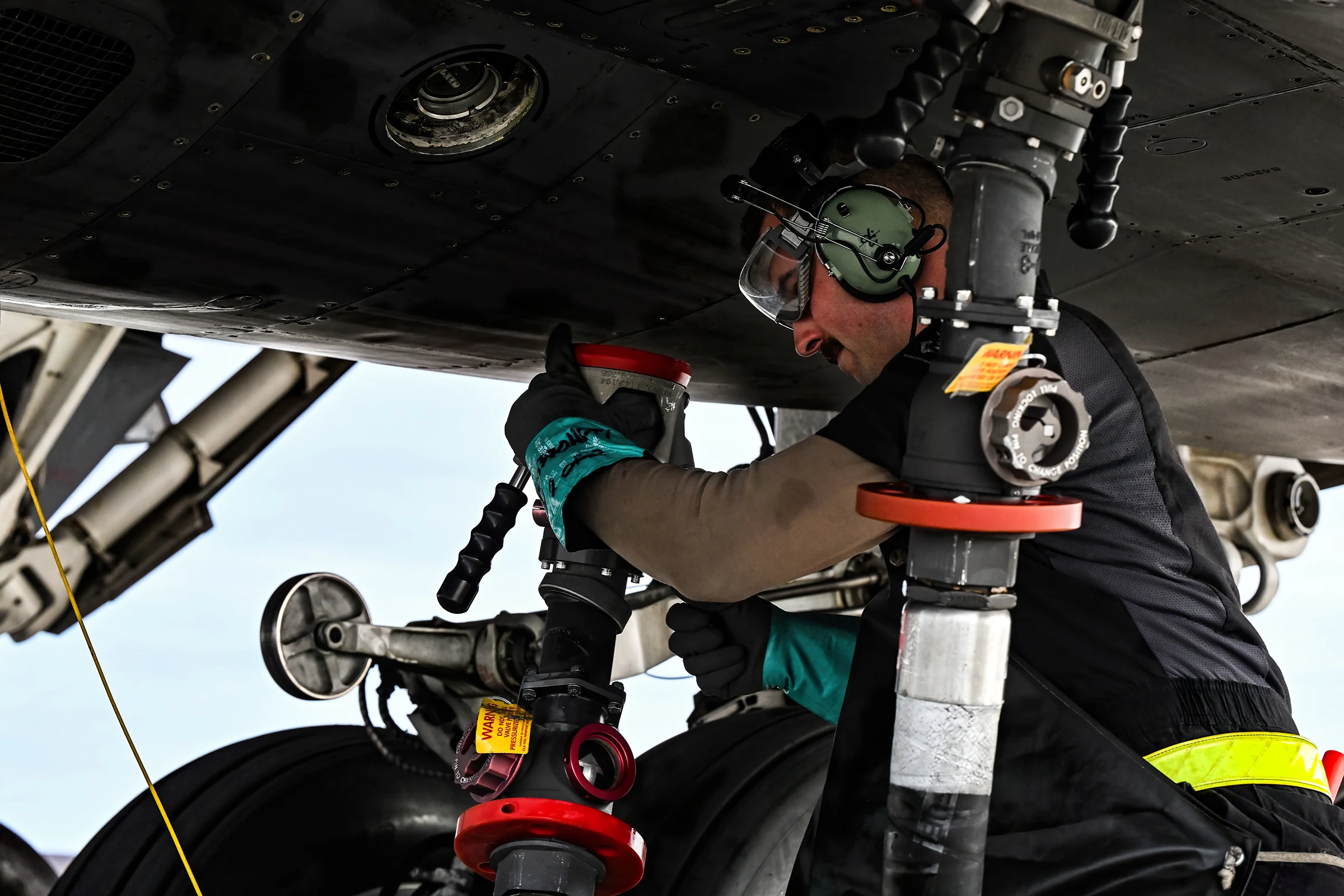 Reabastecimiento en caliente del B-1B Lancer tras 30 años en Grand Forks