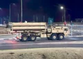 Sistema antiaéreo THAAD visto en carretera de Israel