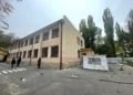 Una escuela judía en Kiev después de que fuera dañada por un ataque con drones ruso el 30 de octubre de 2024. (Cortesía)