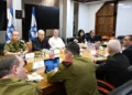 El primer ministro, Benjamin Netanyahu, convoca una reunión del gabinete de seguridad para el 28 de julio de 2024. (Haim Zach/GPO)