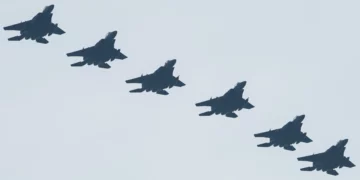 Dentro de la misión de los F-15 para bloquear un ataque a Israel
