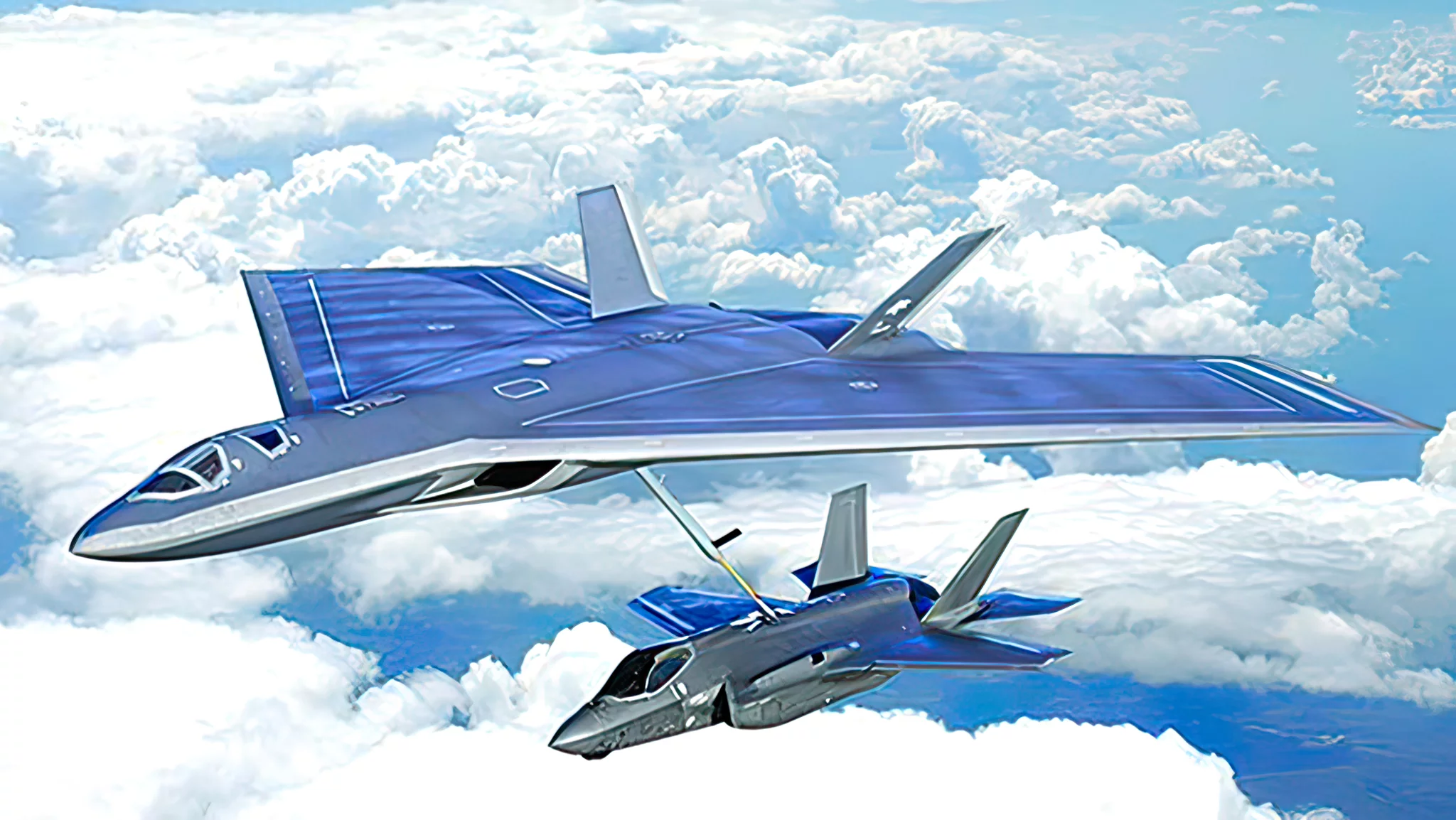 Representación conceptual del diseño de un avión cisterna para el sistema de reabastecimiento aéreo de próxima generación. (Foto: Lockheed Martin Skunk Works vía AviationWeek)