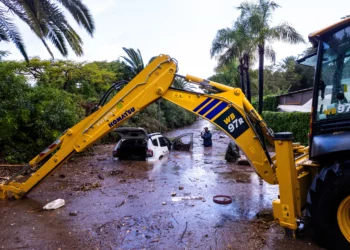 Lluvias récord causan inundaciones y caos en el norte de Israel