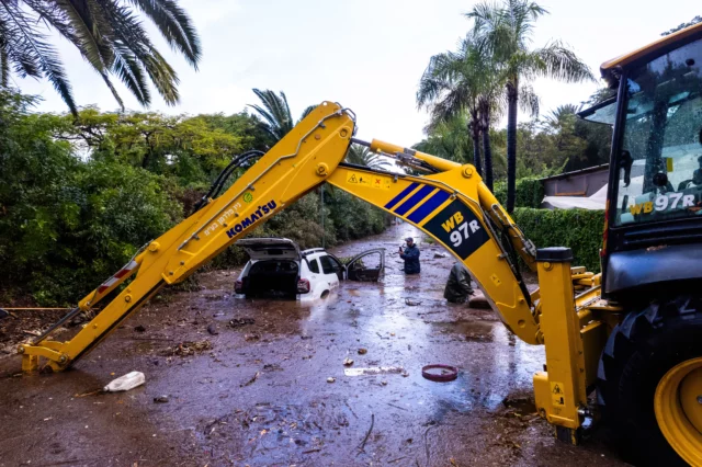 Lluvias récord causan inundaciones y caos en el norte de Israel