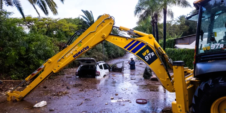 Lluvias récord causan inundaciones y caos en el norte de Israel