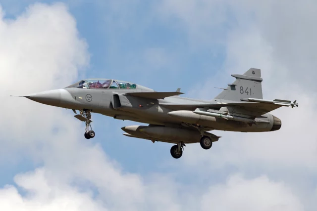 El Saab F-39E Gripen en gran ejercicio militar en Brasil