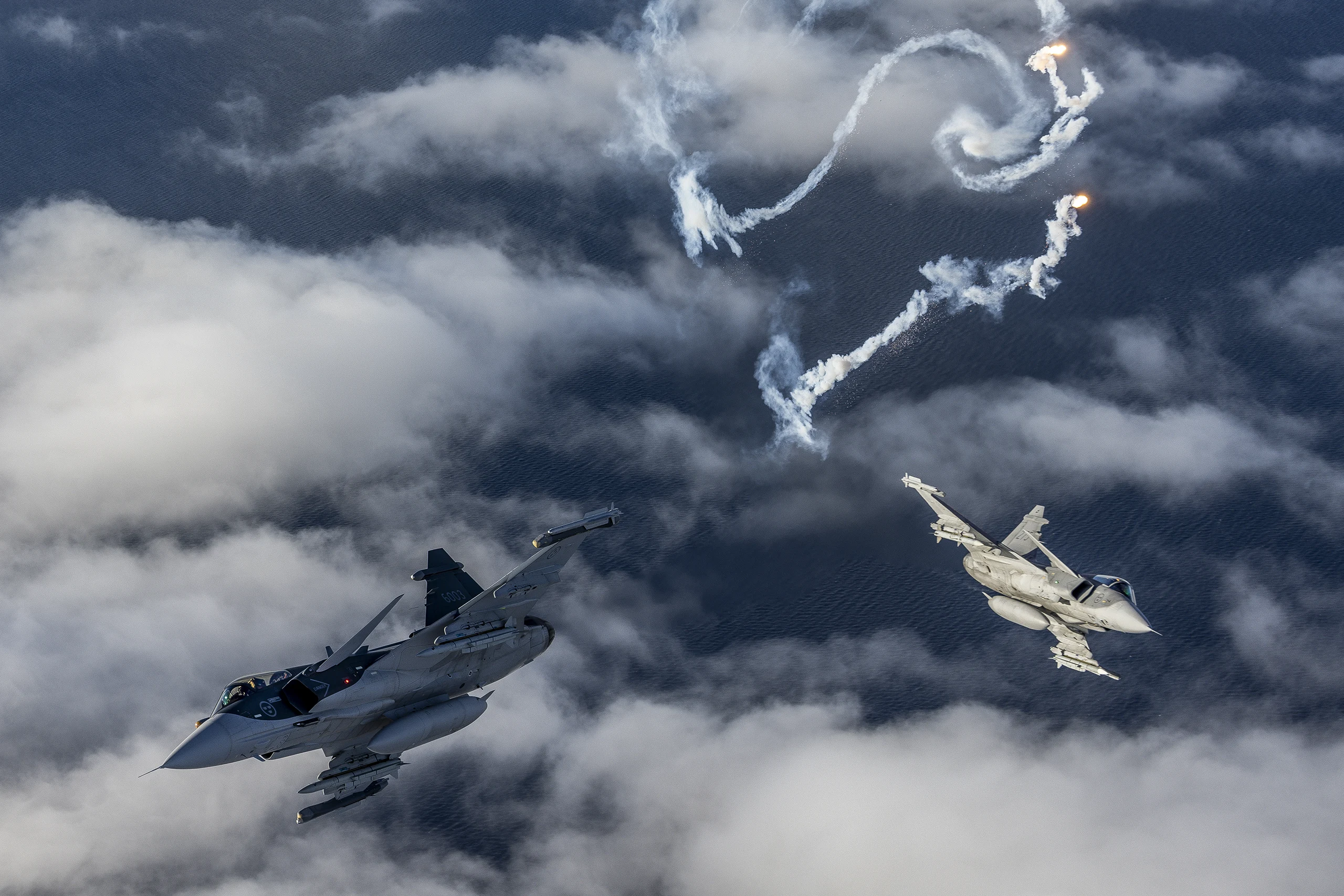 El Saab F-39E Gripen en gran ejercicio militar en Brasil