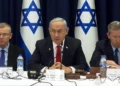 El primer ministro, Benjamin Netanyahu, habla en la reunión del gabinete el 24 de noviembre de 2024 (captura de pantalla/GPO)